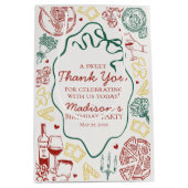 Italian Pasta Holy Cannoli Birthday Party Favor Medium Cadeauzakje (Voorkant)