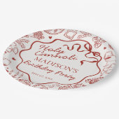 Italian Pasta Holy Cannoli Birthday Party Papieren Bordje (Gekanteld)