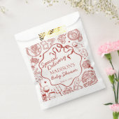 Italian Pasta Special Delivery Baby Shower Bedankzakje (Gezegeld)