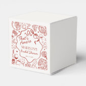 Italian Pasta Thats Amore Bridal Shower Gable Bedankdoosjes (Achterkant)