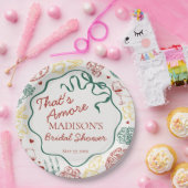 Italian Pasta Thats Amore Bridal Shower Papieren Bordje (Feest)