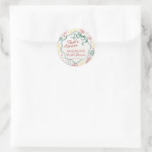 Italian Pasta Thats Amore Bridal Shower Seal Ronde Sticker (Tas)