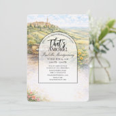 Italian Pienza That’s Amore Bridal Shower Kaart (Staand voorkant)