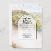 Italian Pienza That’s Amore Bridal Shower Kaart (Voorkant)