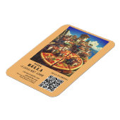 Italian Pizza Scan to Order QR Code Custom Magneet (Linkerzijde)