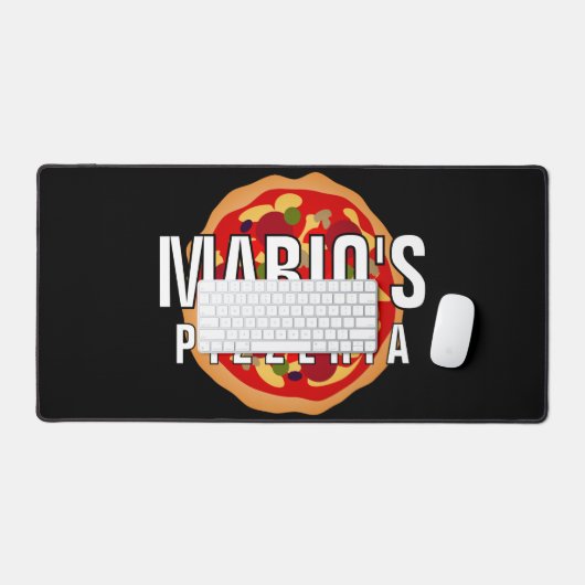 Italian pizzeria restaurant custom counter bureaumat (Keyboard & Muis)
