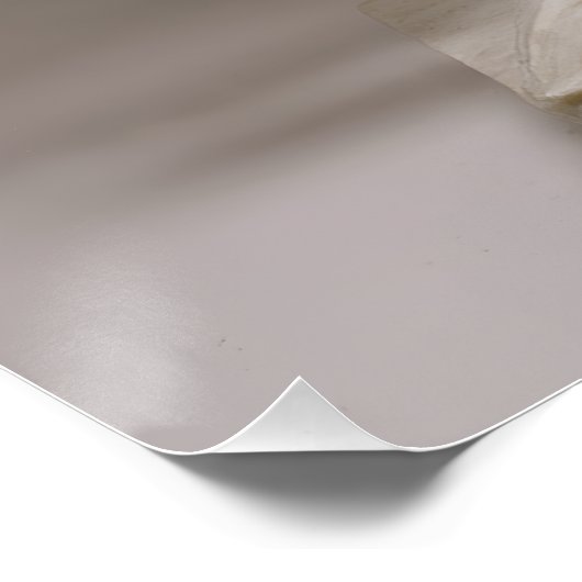 Italian Playing Cards - Ace of Clubs Perfect Poster (Hoek)