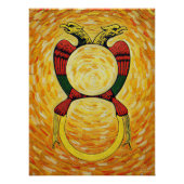 Italian Playing Cards - Ace of Coins Perfect Poster (Voorkant)