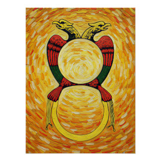 Italian Playing Cards - Ace of Coins Perfect Poster