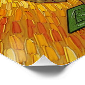 Italian Playing Cards - Cavalier of Clubs, Scopa Perfect Poster (Hoek)