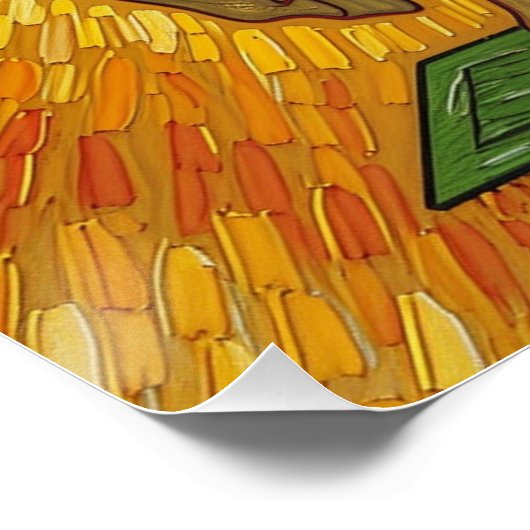 Italian Playing Cards - Cavalier of Clubs, Scopa Perfect Poster (Hoek)