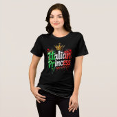 Italian Princess Tri-Blend Shirt (Voorkant volledig)