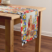 Italian,Sicilian art,maiolica,tiles,baroque art   Korte Tafelloper (Voorbeeld)