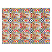 Italian,Sicilian art,maiolica,tiles,baroque art   Tafelkleed (Voorkant (Horizontaal))