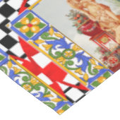 Italian,Sicilian art,maiolica,tiles,baroque art   Tafelkleed (Gekanteld)