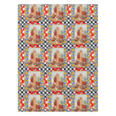 Italian,Sicilian art,maiolica,tiles,baroque art   Tafelkleed (Voorkant)