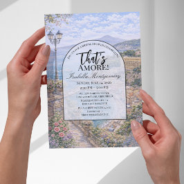 Italian Sorrento That’s Amore Bridal Shower Kaart