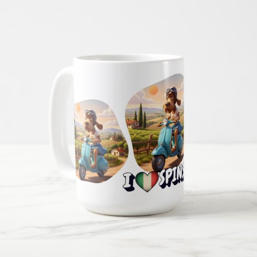 Italian Spinone cool Koffiemok (Voorkant links)