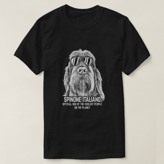 Italian Spinone Official Dog of the Coolest T-shirt (Design voorkant)