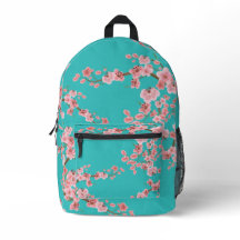 Italian Spring Cherry Blossom Watercolor Backpack