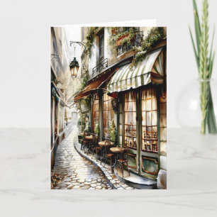 Italian Street Plain Wenskaart Kaart