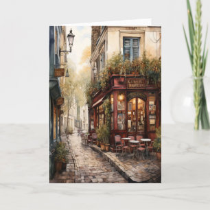 Italian Street Plain Wenskaart Kaart