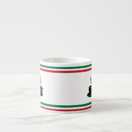 Italian stripes espresso  kop