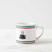 Italian stripes espresso  kop (Rechts)