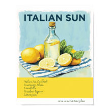 Italian Sun Recept Poster