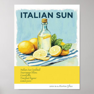 Italian Sun Recept Poster
