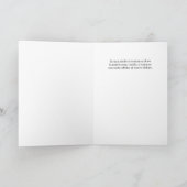 Italian Sympathy Vase of Black and White Roses Kaart (Binnen)