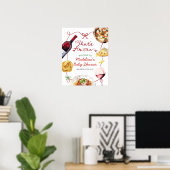 Italian That's Amore Bridal Shower Welcome Sign Poster (Thuiskantoor)