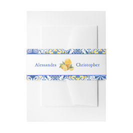 Italian Tiles La Dolce Vita Destination Wedding Uitnodigingen Wikkel
