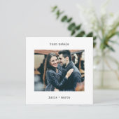 Italian Typewriter | Buon Natale Christmas Photo Feestdagenkaart (Staand voorkant)