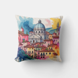 Italian Village Dome - Aquarel Charm Kussen