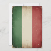 Italian Vintage 60th Birthday Invitation Kaart (Achterkant)