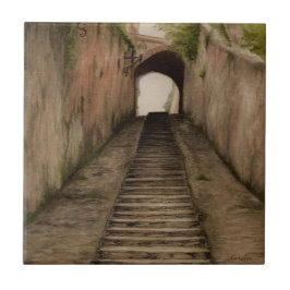 Italian Walkway keramische tegel onderzetter Tegeltje