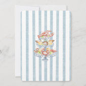 Italian Watercolor Rustic Wedding Invitation Kaart (Achterkant)