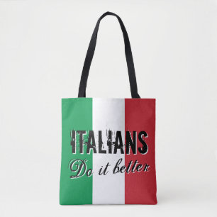 Italianen doen de canvas tas beter met de Italiaan
