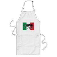 Italianen doen het beter grappig BBQ-pron voor man