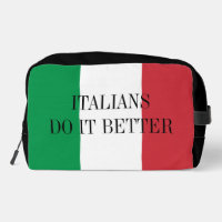 Italianen doen het beter grappige vlag van Italië