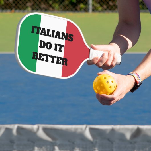 Italianen doen het beter leuk pickleball paddle ra (Insitu)