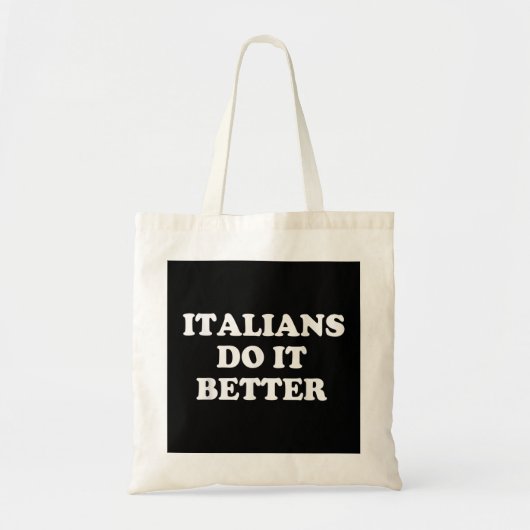 Italianen doen het beter met de Italiaanse Italiaa Tote Bag (Voorkant)