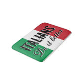 Italianen doen het beter met een badmat onder Ital (Gekanteld)