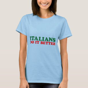 Italianen doen het beter t-shirt