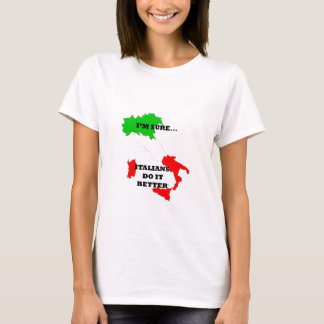 italianen doen het beter t-shirt