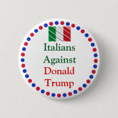 italianen tegen de Button van donald trump (Voorkant)