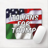 Italianen voor Trump Muismat (Met muis)