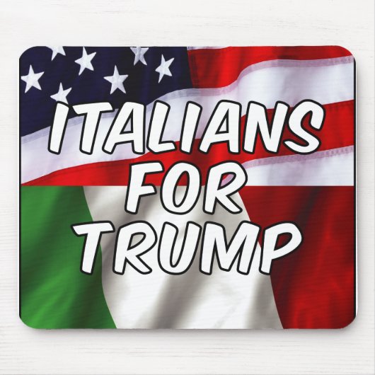 Italianen voor Trump Muismat (Voorkant)
