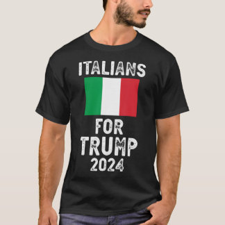 Italianen voor Trump Pro Trump 2024 Italiano T-shirt